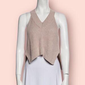 ALL SAINTS V-Neck Sleeveless Crop Top